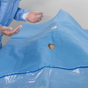 Disposable Urology Drape Fluid Collection Pouch Medical Consumables