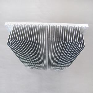 Alloy Practical TEC Heat Sink , Silver Extruded Aluminum Heatsink
