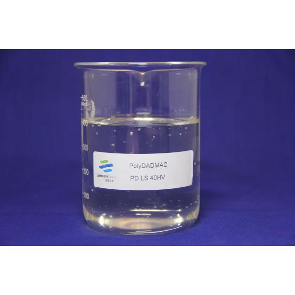 Chemical Plant Polydadmac Coagulant Water Purifier PDADMAC 40% Content Low Viscostiy