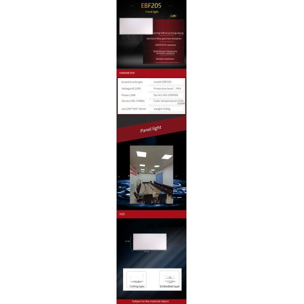 Flush Mounting 600x600 24V LED Indoor Ceiling Lights For Kitchen