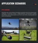 FPV Drone Wired Communication Solution - Secure, High-Bandwidth, 30KM Range