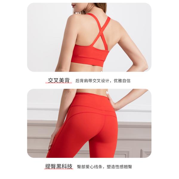 Wholesale Wireless Racerback Sport Bra Breathable Front Hook Sexy Women's Wirefree Sport yoga Bra lady sex bra underwear