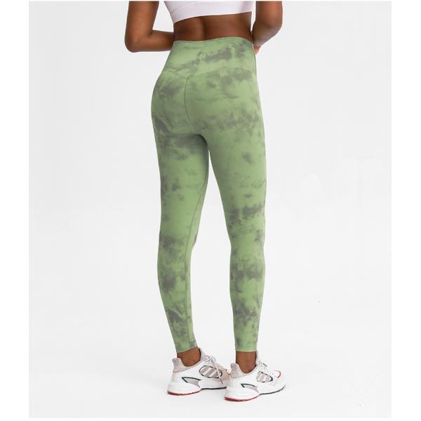 Crotchless Nude Tie Dye Yoga Pants Leggings For Women High Waisted Tight