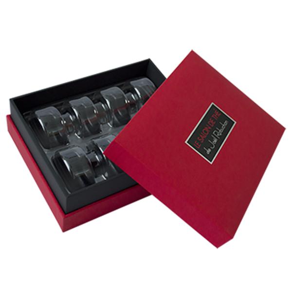 Chocolate Custom Gift Packaging Box Cardboard Insert Gift With Ribbon