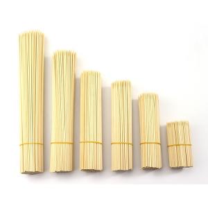 Disposable Bamboo Marshmallow Roasting Sticks 40cm Length 4 - 6mm Diameter