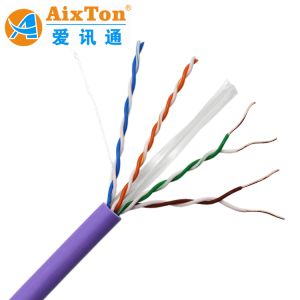 China CAT6 UTP FTP SFTP Bare Copper CCA Ethernet Cable CAT6 Indoor Network Cable CAT6 Lan Cable on sale