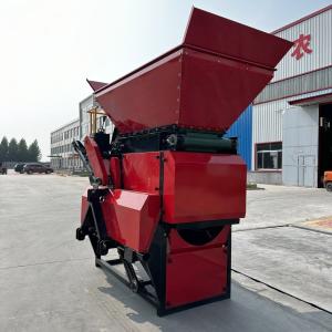 Soil Shredder Crusher Machine With Double Layer Mesh Screen