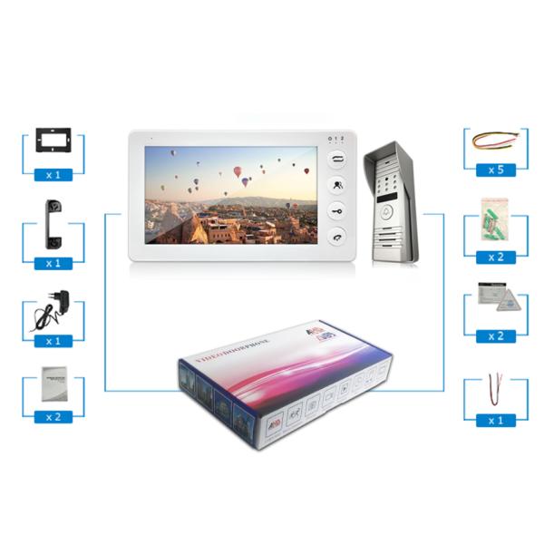 Hot ! AHD Visible interphone with 1.3MP resolution support MP3&MP4