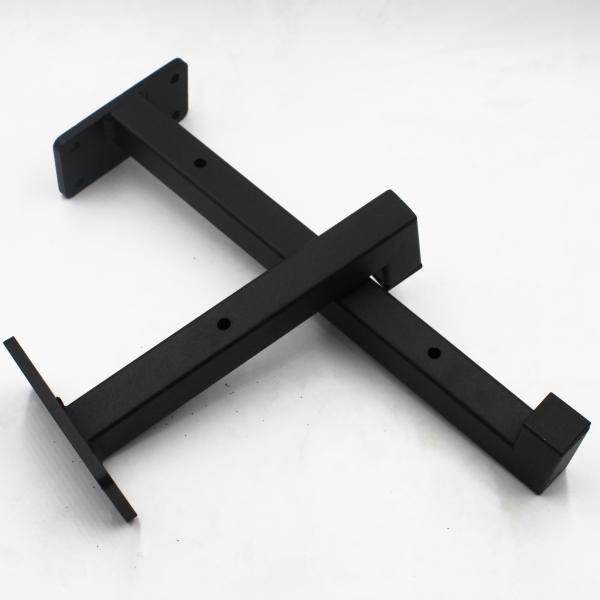 6*10" DIY heavy duty pipe square tube T shelf bracket