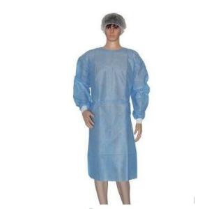 Quality Long Sleeves Disposable Medical Isolation Gowns Tear Resistant Skin Friendly for sale