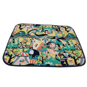 30x40cm Foldable Kitchen Mat For Drying Dishes Dish Drying Mat