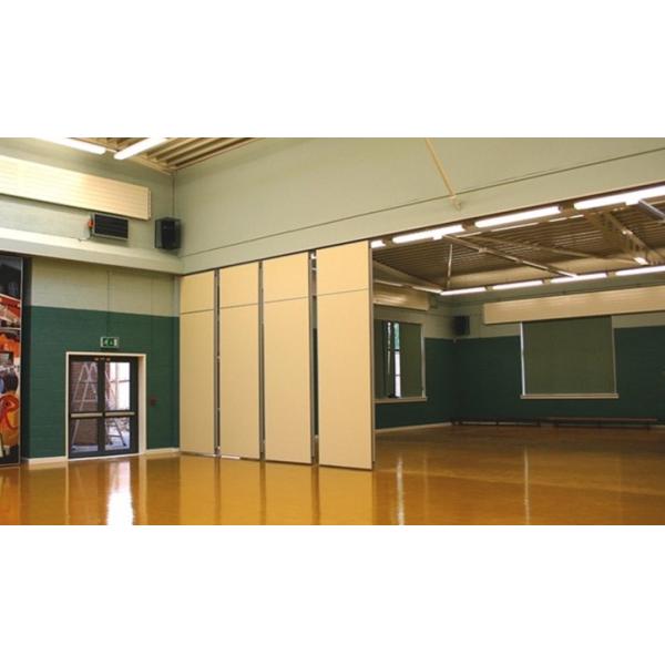 Acoustic Fabric Sliding Hotel Movable Partition Walls with Aluminium Track