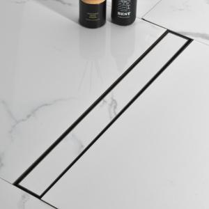 Electroplated Linear Square Floor Drain with Anti-Odor and Waterproof Technology