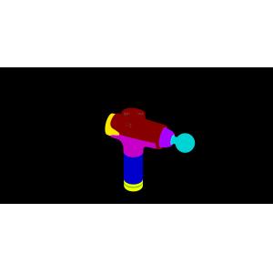 Latest body vibration massage gun / electric deep percussion massager gun GK-MG