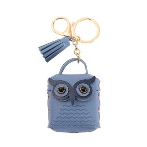 Creative Mini Bag Cute Leather Owl leather Bluetooth Earphone bag