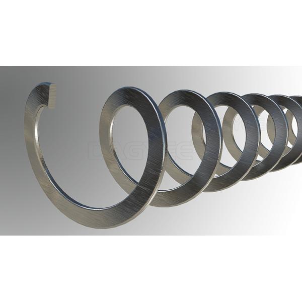 Hot Winding Rolled Spiral Blade Auger Segments 1.5 Years Warranty
