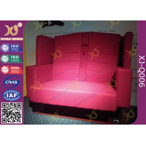 Ergonomically 2 Seats Movie Theater Sofa Luxury Cinema Seating For Lovers