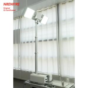 1.8m pneumatic telescopic mast roof robot mast light tower for fire truck NR