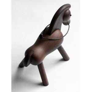 Exclusive Oak Beech Handcrafted Wooden Animals Wooden Horse Toy For Baby