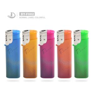 Plastic Thin Windproof Lighter ABS Customized Electronic Style