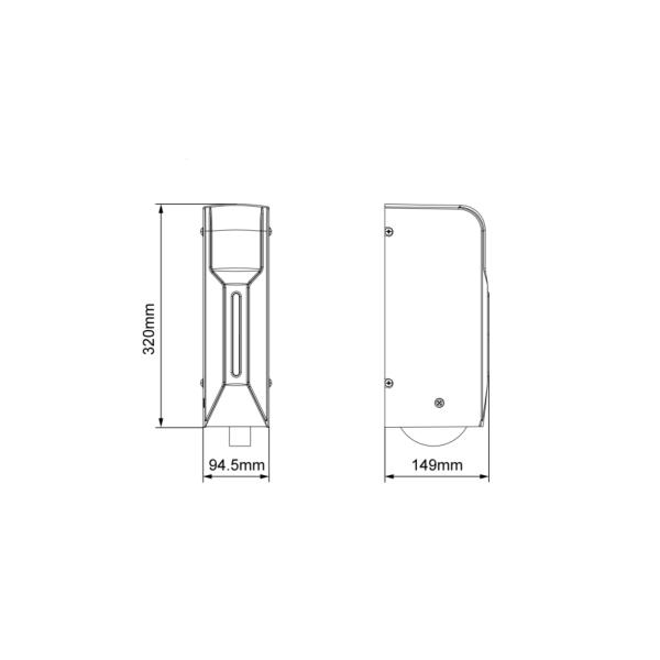 600KG Per Leaf Automatic Roller Wheel Ground Wheel Swing Door Gate Motor Opener Operator