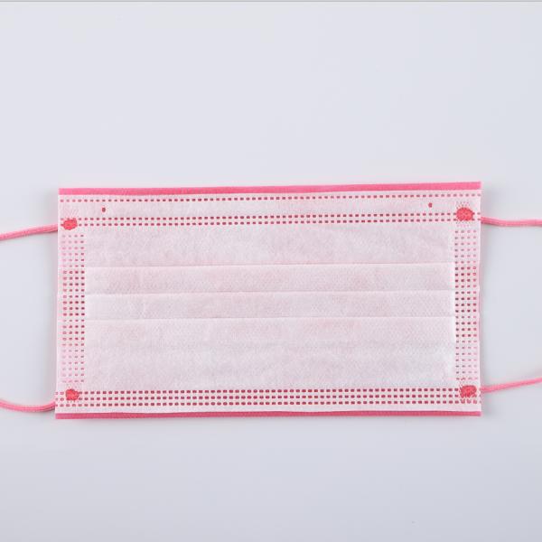 Medical disposable non woven pink dental surgical face mask