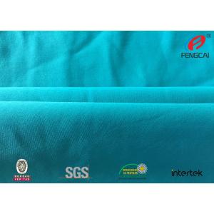 Blue Colour Swimwear Fabric 80 Nylon 20 Spandex Fabric For Sports