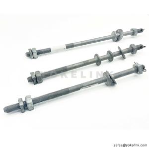 ANSI C135.31 Single Upset Spool Bolt 5/8'' x 12'' for poleline Hardware