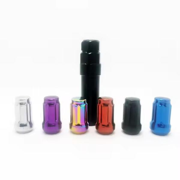 M10x1.25 Wheel Lug Nuts Rainbow 10.9 12.9 Grade Customizable