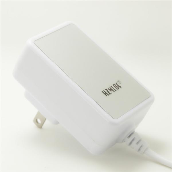 Compact White Wall Battery Charger For 18650 3.7 V Li Ion Customized Logo