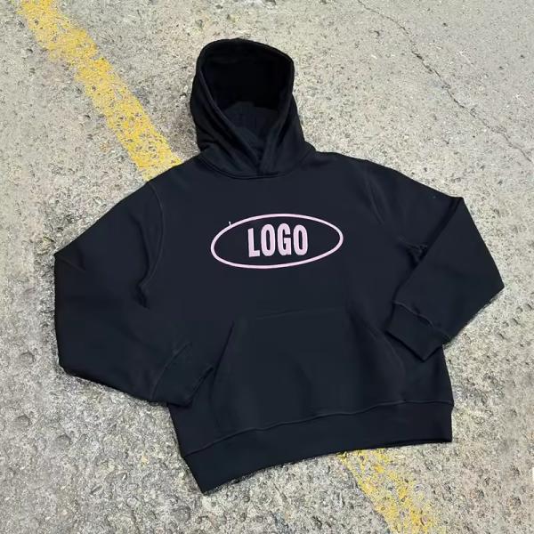 Hoodies Manufacturer Custom Fashion Pullover Heavy Cotton Men's Hoodie French Terry Casual Oversized Hoodie