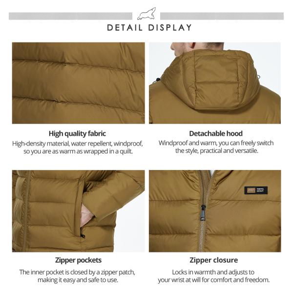 Thermal Insulation Light Autumn Jacket Heat Storage Lightweight Autumn Winter Coats