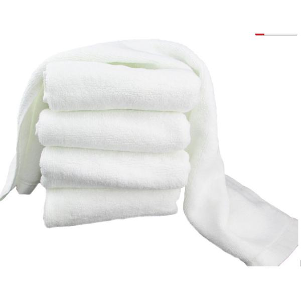 70*140cm(27''*55'') pure white plain dyed custom China 5 star hotel Topgrade 100% cotton h