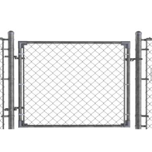 3.5mm Wire Thick Diamond Chain Link Fencing With Frame