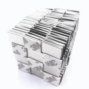 Neodymium NiCuNi Coating 3M Adhesive Magnet Block Shape