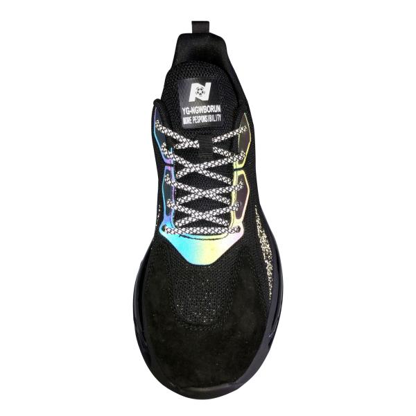 New Reflective Fashion Outdoor Walking Sneaker Shoes 2021 Factory Wholesale High Quality Men Reflective Casual Running Sports Shoes