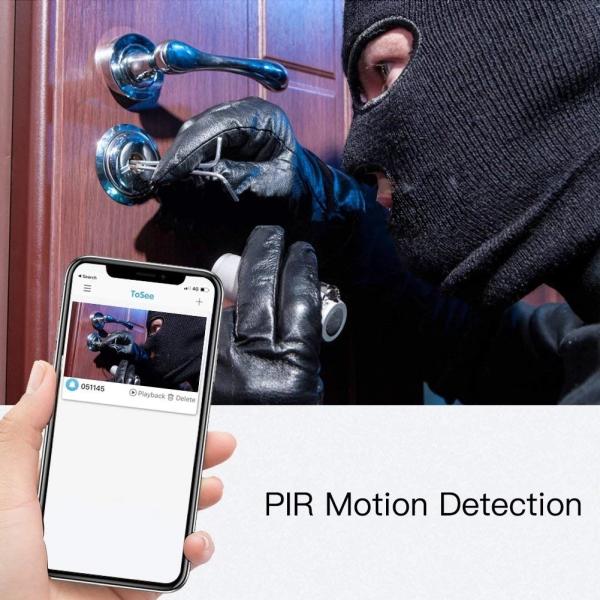 3MP 720P wifi Smart Video Doorbell 2 channel Audio 166° Ultra Wide Angle Lens