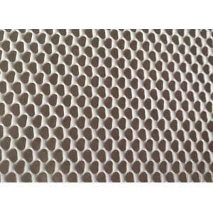 Quality 0.5mm White One Way Vision Mesh Durable Powder Coated Surface For Decoration for sale