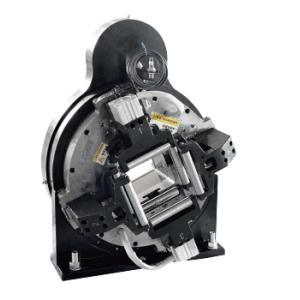 Quality Full Stroke Hollow Zero Tailing Pneumatic Front Chuck F130E 4 Jaws For Fiber Laser Cutting At 0.2-0.9Mpa Pressure for sale