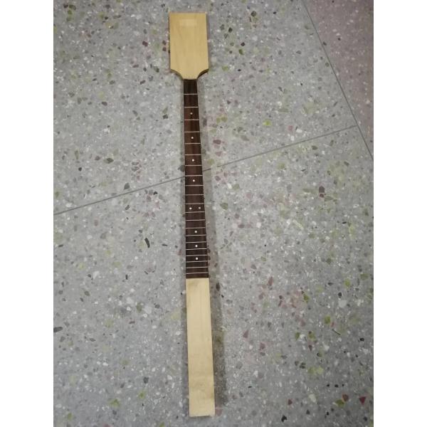 Custom Grand 22 Fret Roasted Maple Electric Guitar Neck for Handmade Tele Guitar Kits Gloss Finished with Bone Nut