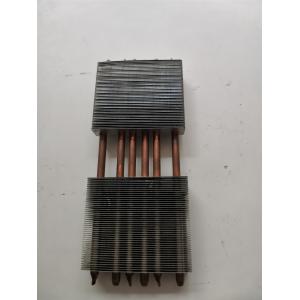 Industrial Extruded Square Shape Aluminum Heatsink With Cooper Tubes