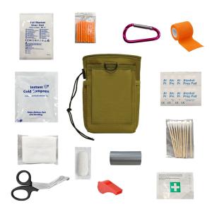 Quality Bestreat First-aid Packet Outdoor Survival First Aid Kits Emergency Bag with Gauze Bandage Band Aid Camping Hiking Travelling for sale