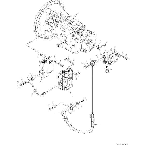 708-25-04051 708-25-04014 20Y-60-X1261 708-25-04013 708-25-0401 For Komatsu Excavator PC200-5 BR200 Hydraulic Main Pump