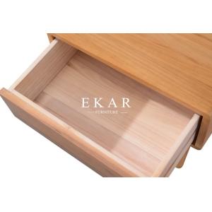 European Bedroom Furniture 4 Legs Wooden Bedside Night Stand Tables