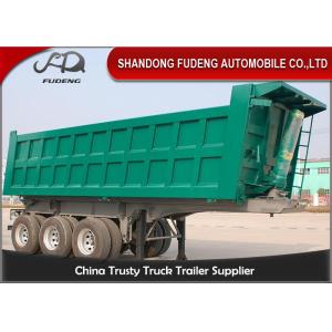 Large Volume Rocker Transport Dump Tractor Trailer 40M3 With Hyva Hydraulic