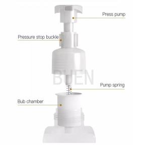 Cosmetic Packaging Plastic Foam Pump For Hand Sanitizer Liquid Soap Dispenser