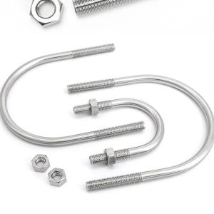 Bright Finish A2-70 A4-80 304 Stainless Steel Bolts Boat U Bolt