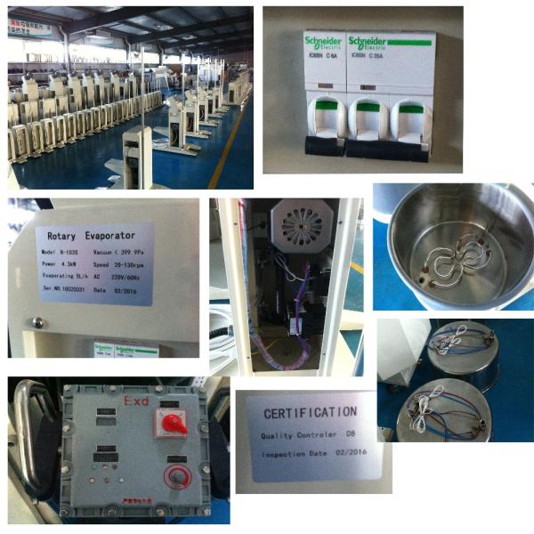 Zhengzhou Greatwall 10L Rotary Evaporator with Chiller & Solvent Recovery Pump