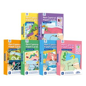 Panda Juniors Math Alphabet Flash Cards With Pen Game