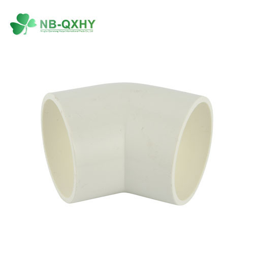 Round Head Code 45 Degree Socket Elbow for Water Supply Sch40 Plastic PVC Pipe Fitting